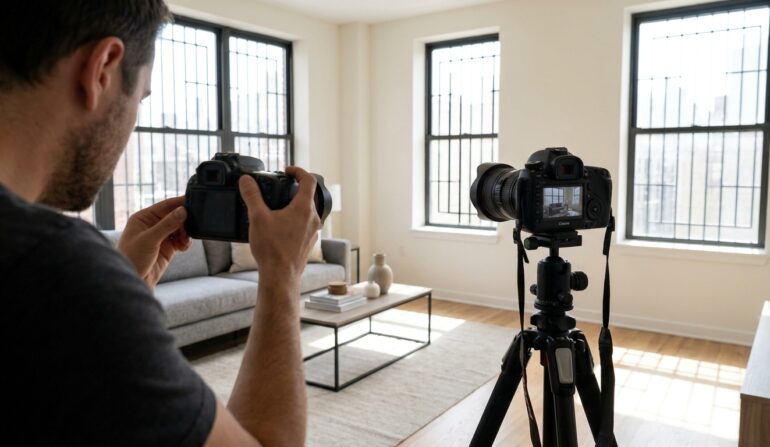 Real Estate Photographer - window security bar installation