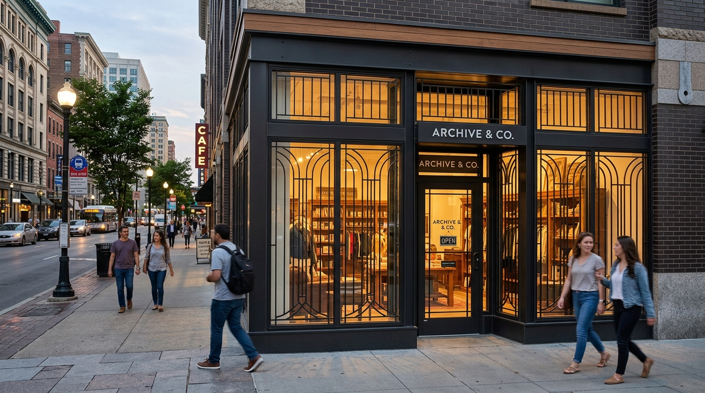 Storefront Window Security Bars for Retail Businesses