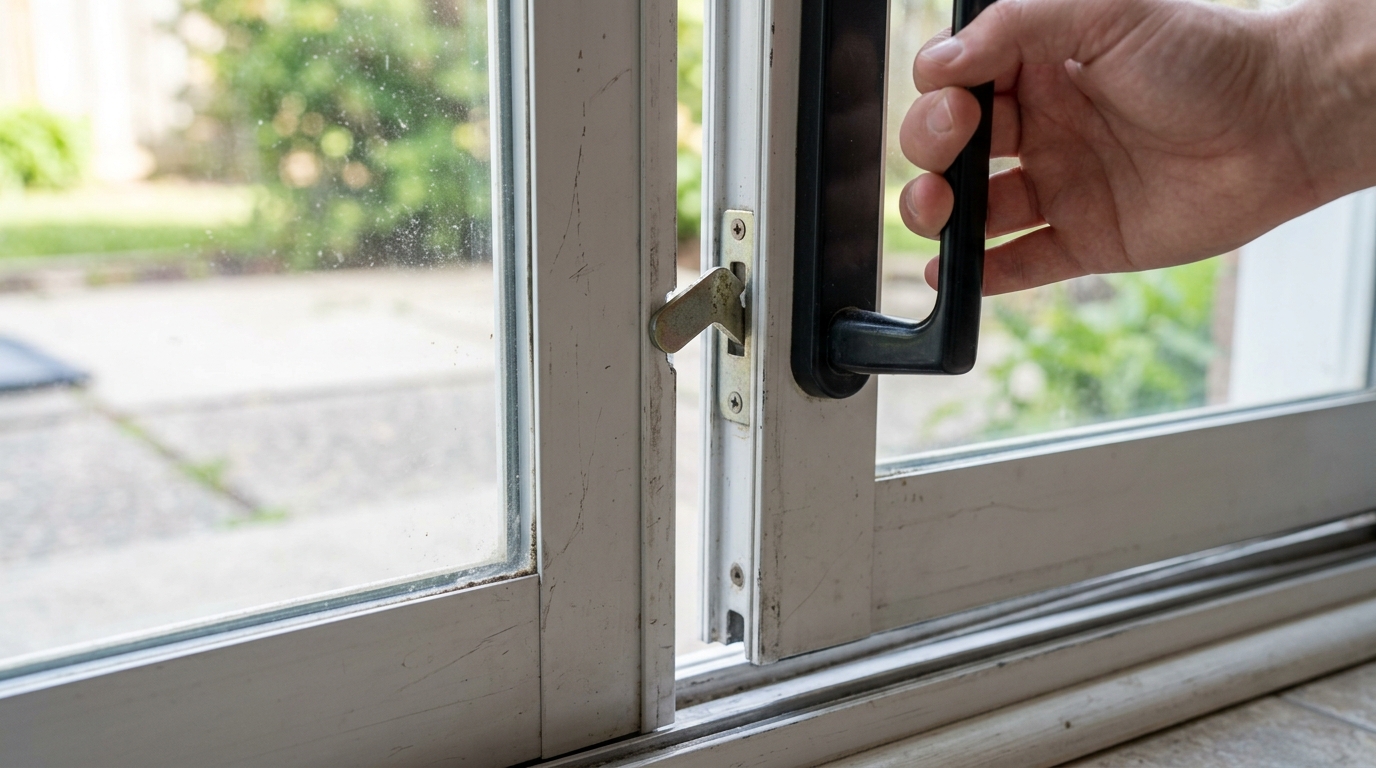 Sliding door latch