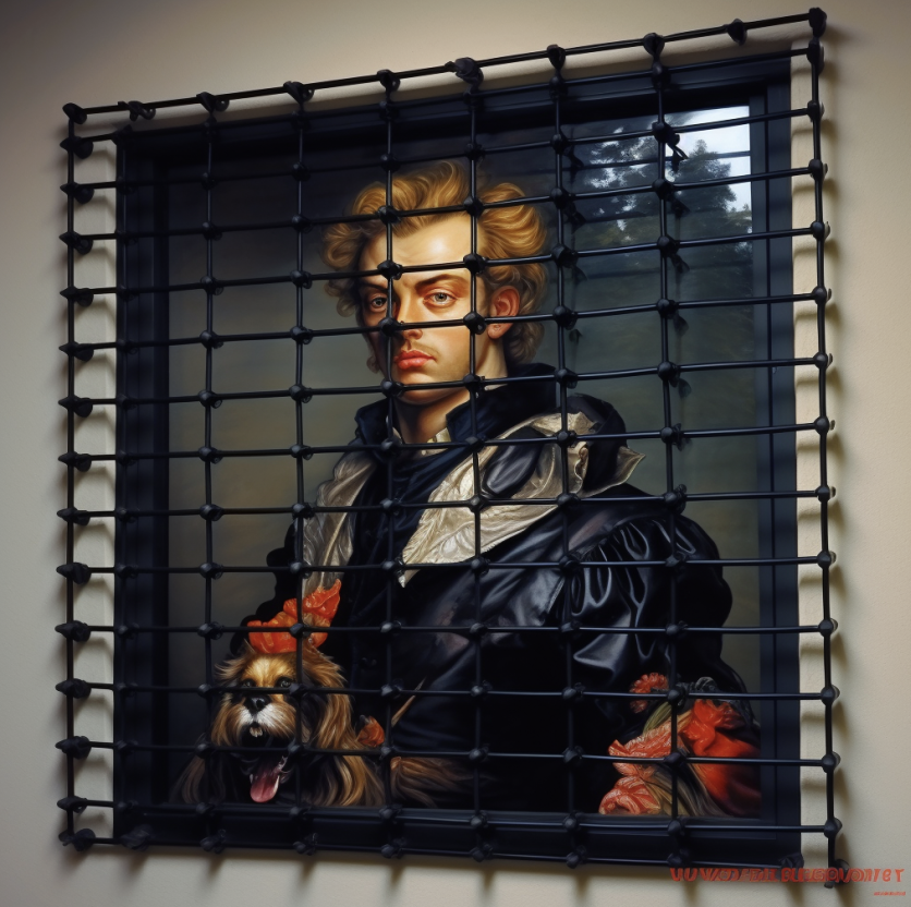 Modern window security bars with sleek design