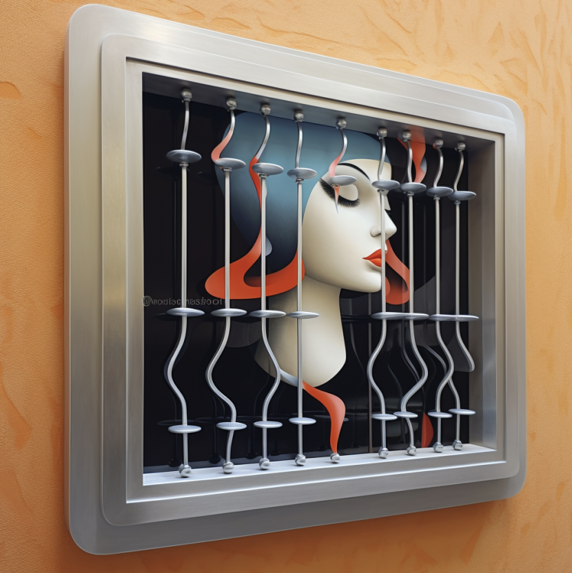 Steel window bars providing home protection