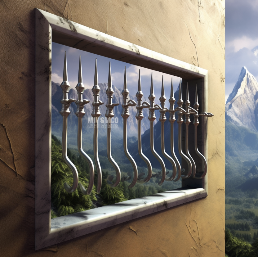 Professional grade window security bars installation