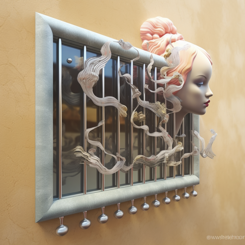 Home window security bars modern installation