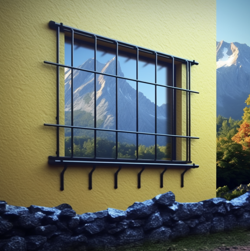 Child safe window security bars residential