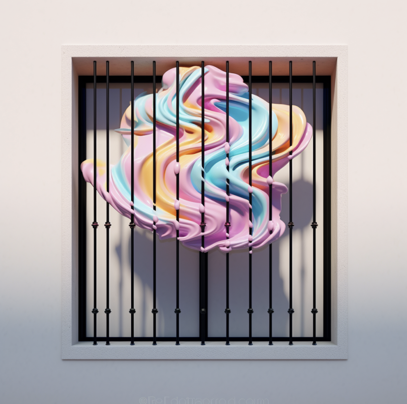 Modern window security bars with sleek design