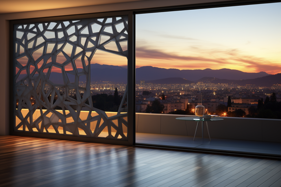 Home window security bars modern installation