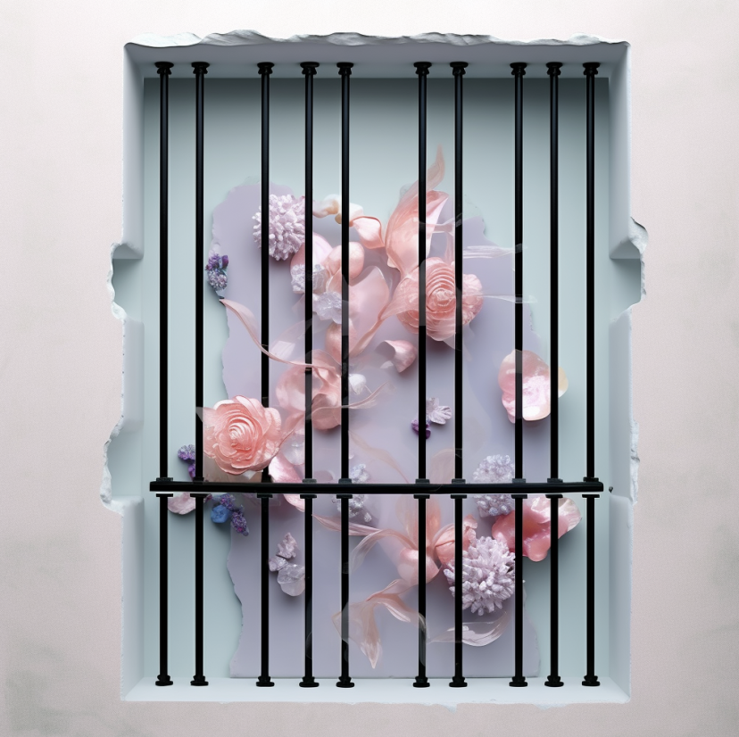 Decorative window bars enhancing home security