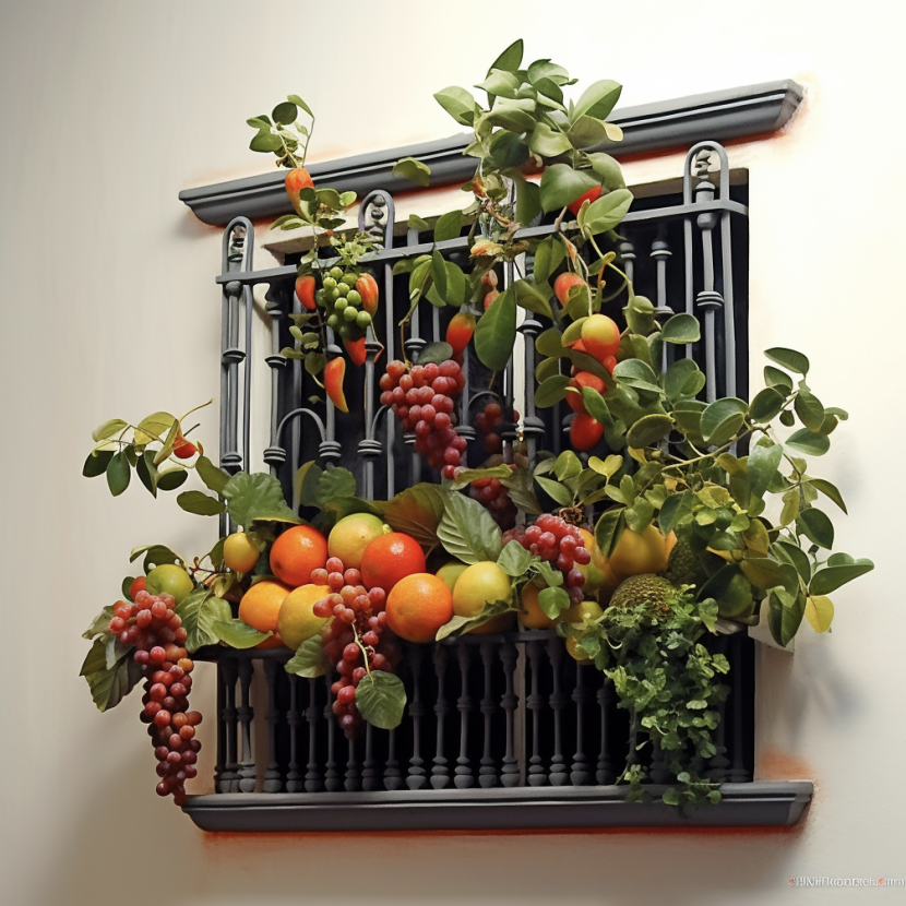 Window security bars on residential property exterior