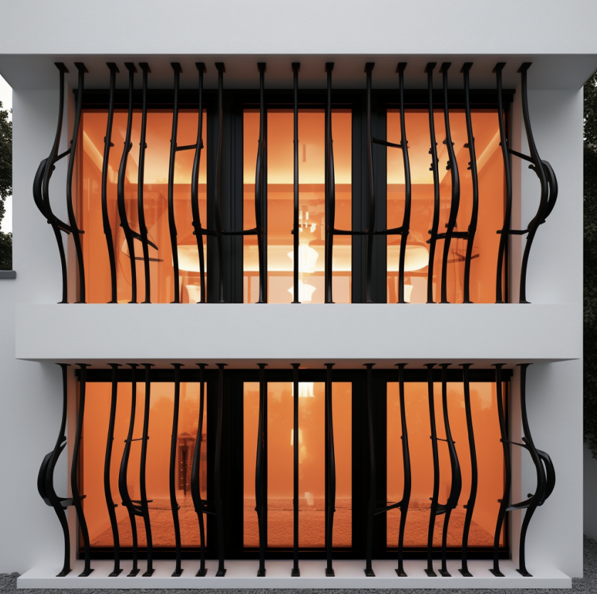 Adjustable security bars for home windows