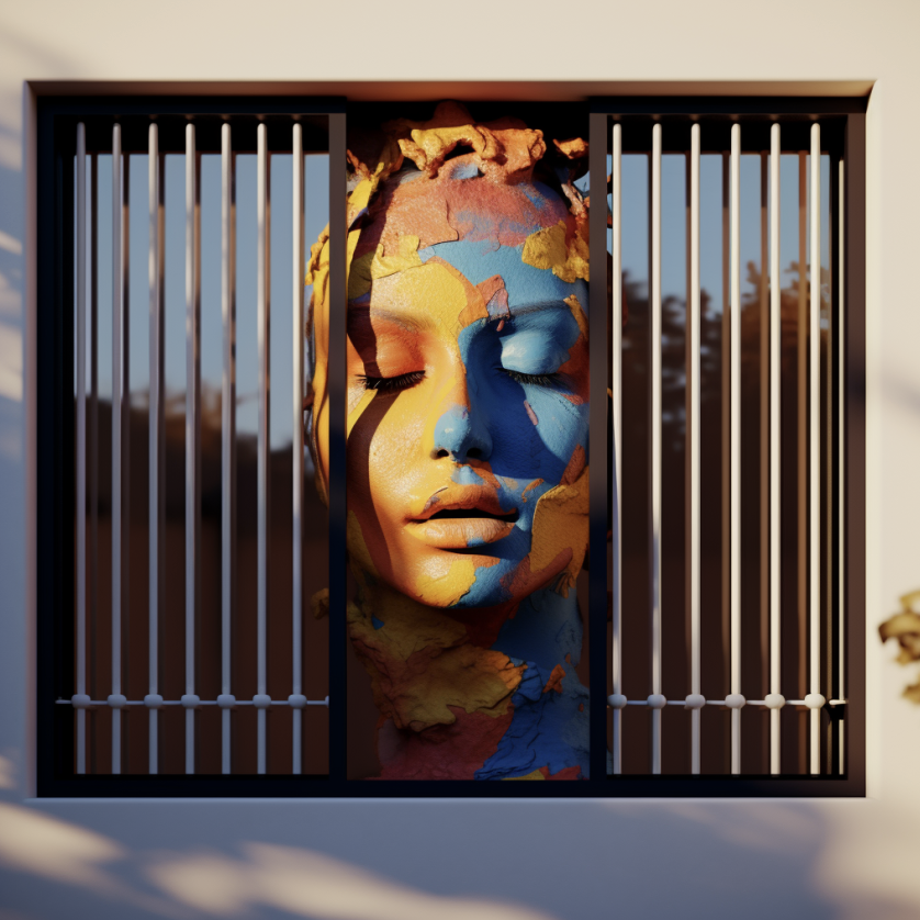 Decorative window bars enhancing home security