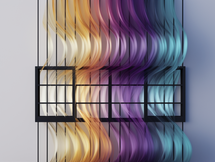 Window bars with powder coated steel finish