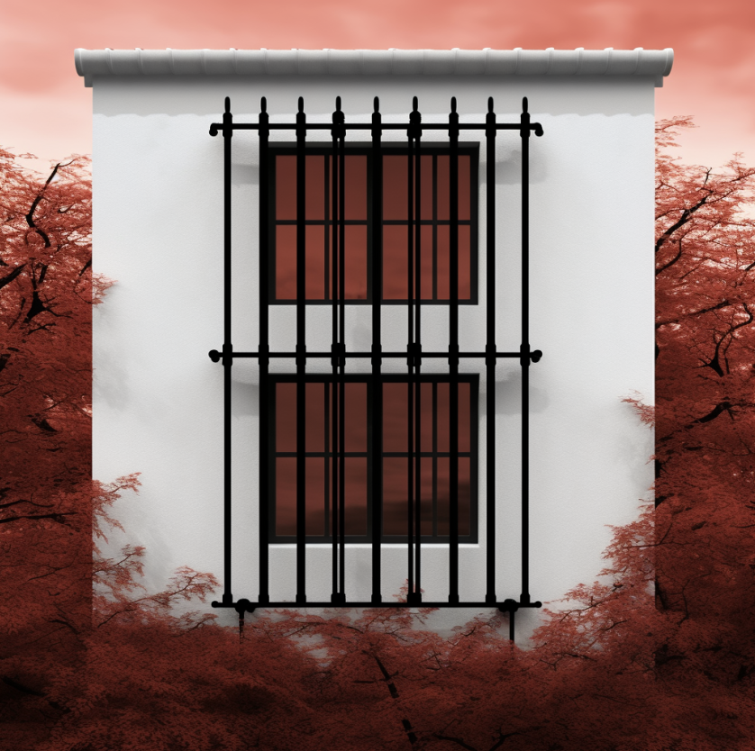 Child safe window security bars residential