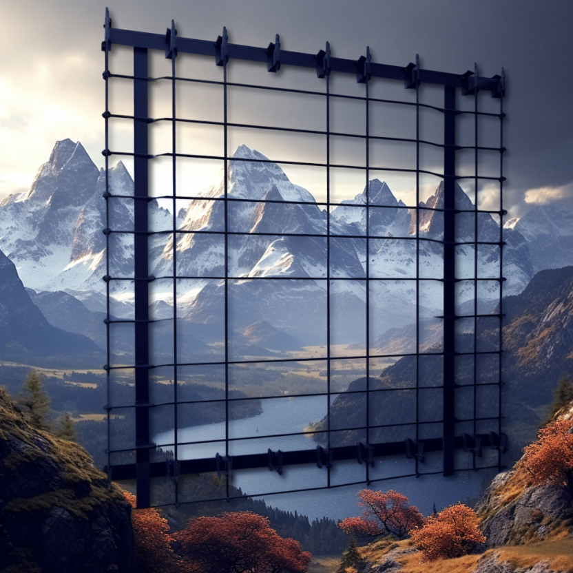 Telescopic adjustable window bars installed on house