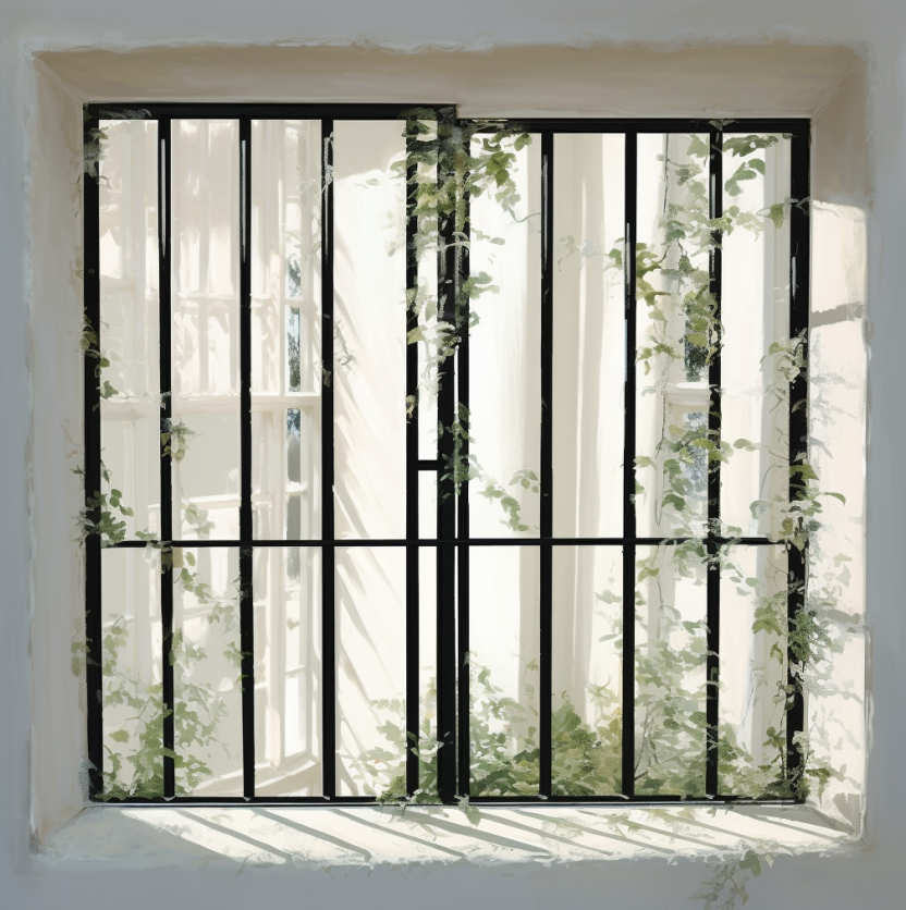 Steel window bars providing home protection
