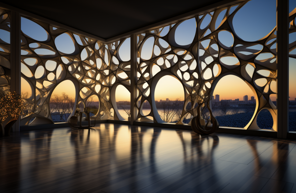 Window bars with powder coated steel finish