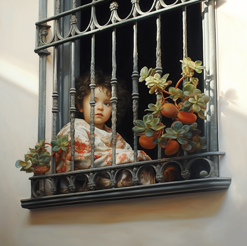 Decorative window bars enhancing home security