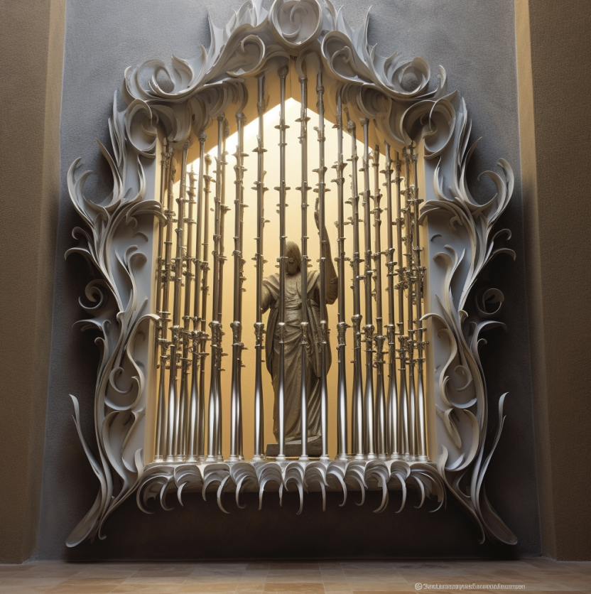 Window bars with powder coated steel finish