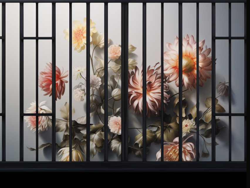 Elegant window bars blending with home architecture