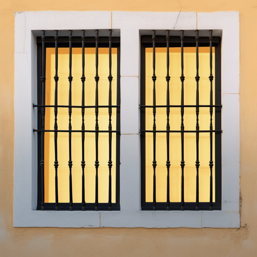 Adjustable security bars for home windows