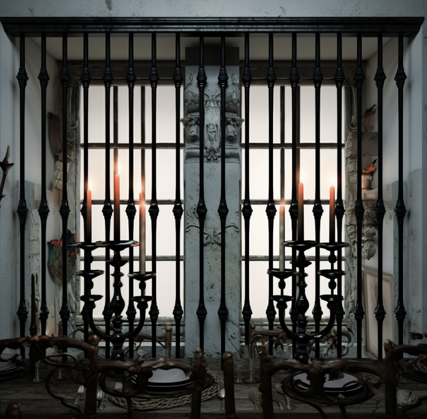 Decorative window bars enhancing home security