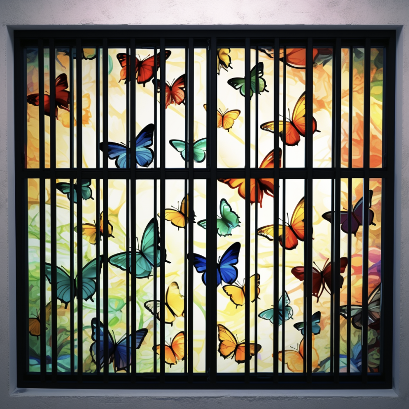 Telescopic window bars quick installation demonstration