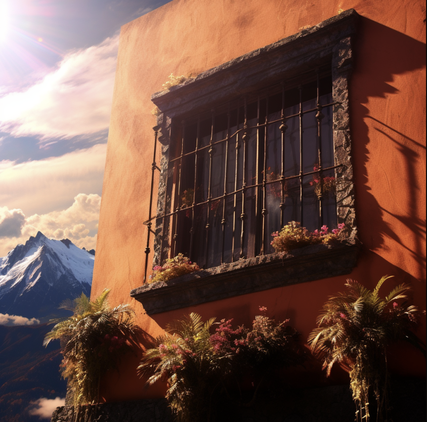 Vacation property secured with window bars and locks