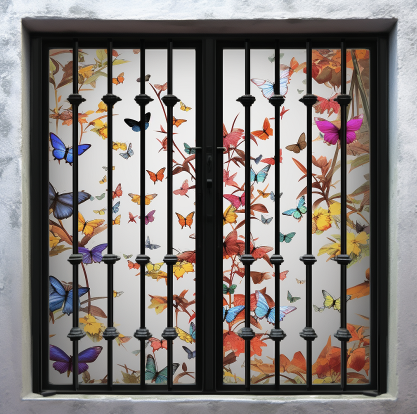 Secure vacation rental windows with removable bars