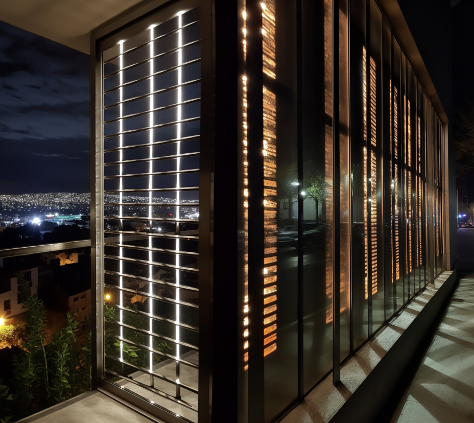 Crime data driving home security bar installation