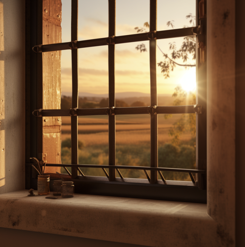 Modern window bars that complement home architecture