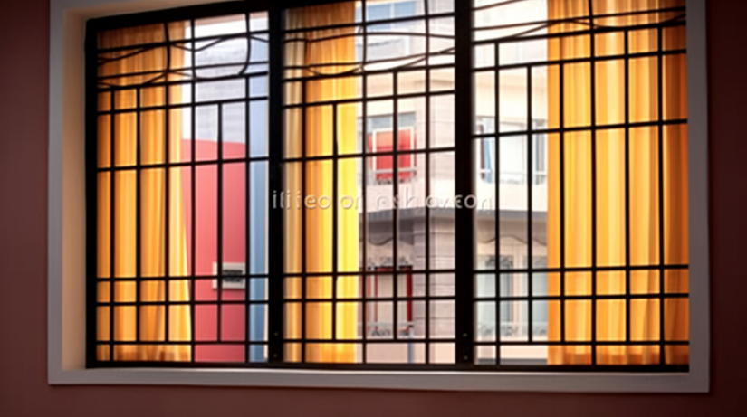 Residential window bars before and after curb appeal