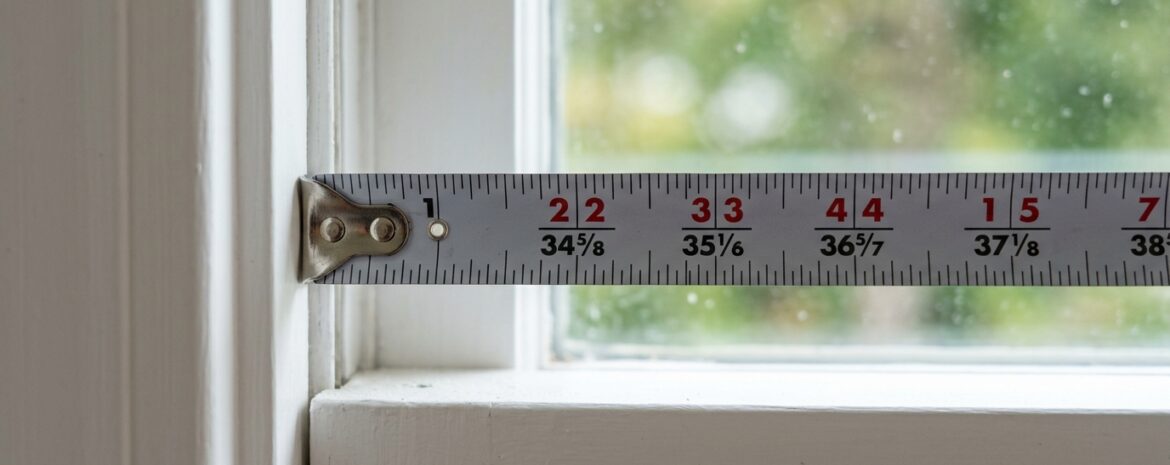 Tape Measure On - window security bar installation
