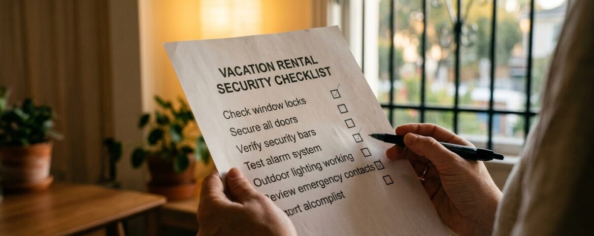 Vacation Rental Security Checklist
