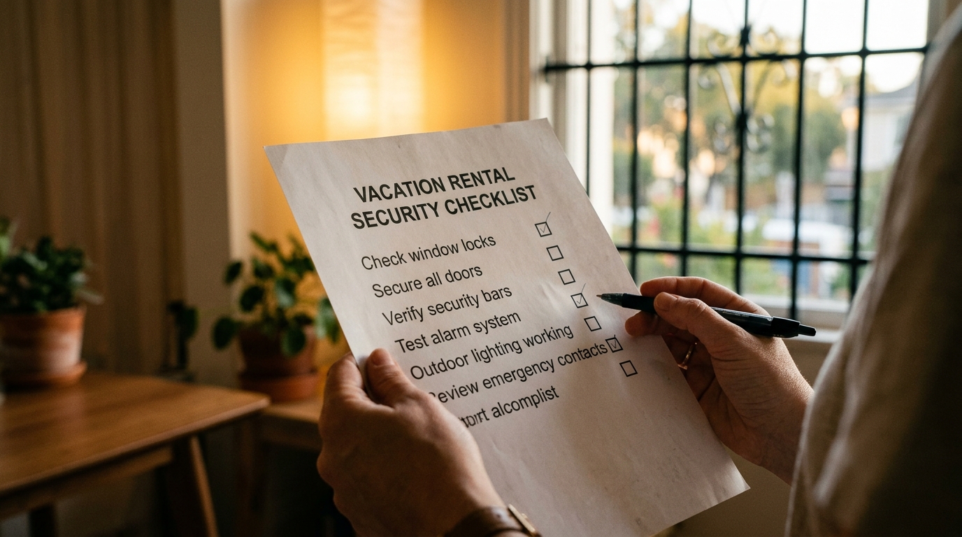 Vacation rental security checklist