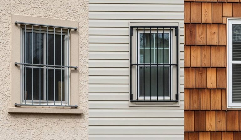 Window security bars installation - Window Bars on Stucco, Siding & Wood Frame Walls