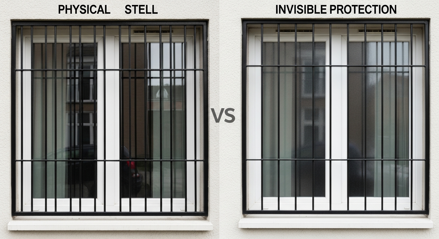 Window Bars vs. Window Security Film — Which Actually Stops Burglars? (2026)