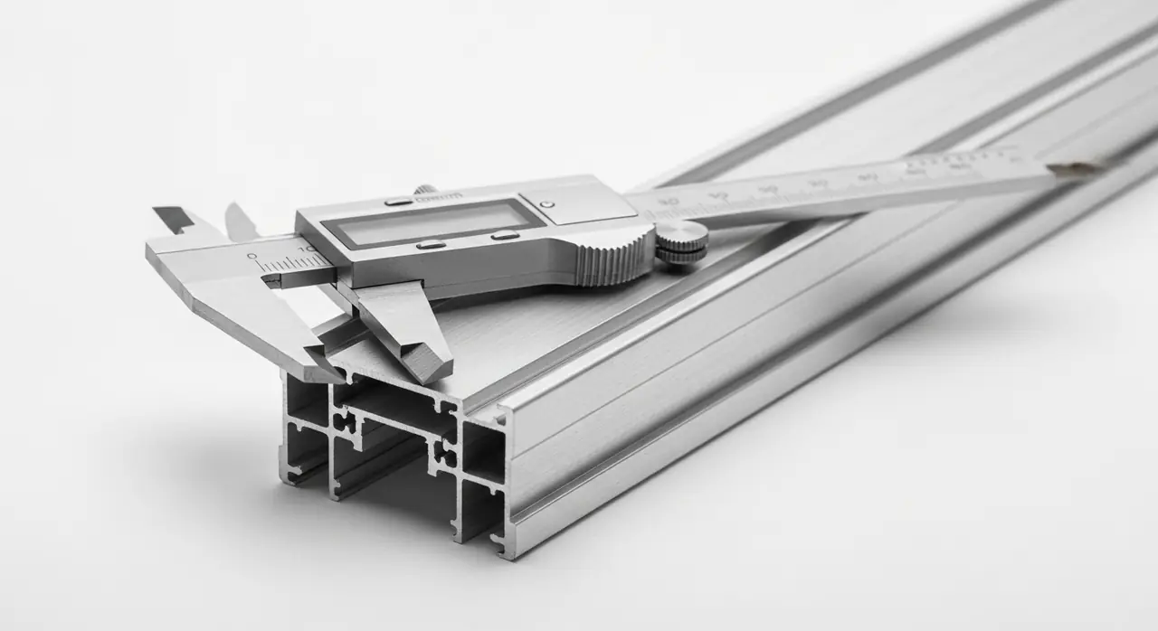 aluminum extrusion profile cut strunc — material quality detail
