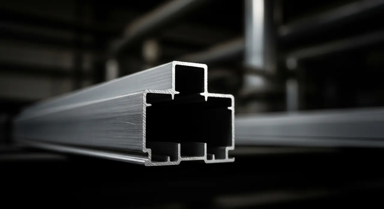 aluminum cross section — material quality detail
