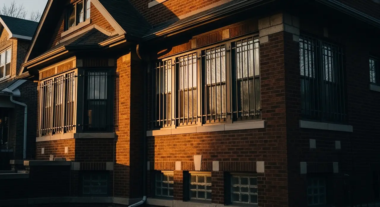 brick craftsman bungalow late aftrunc — security context