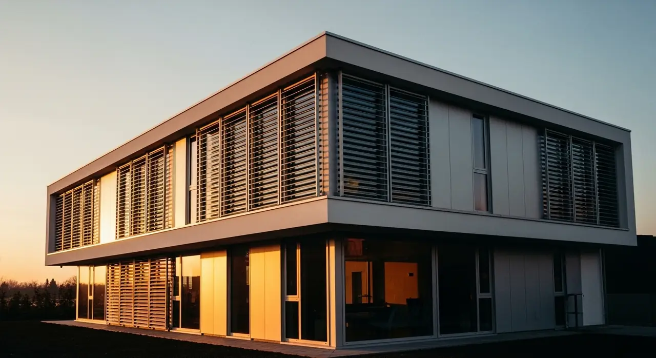 cube house aluminum jpeg — material quality detail
