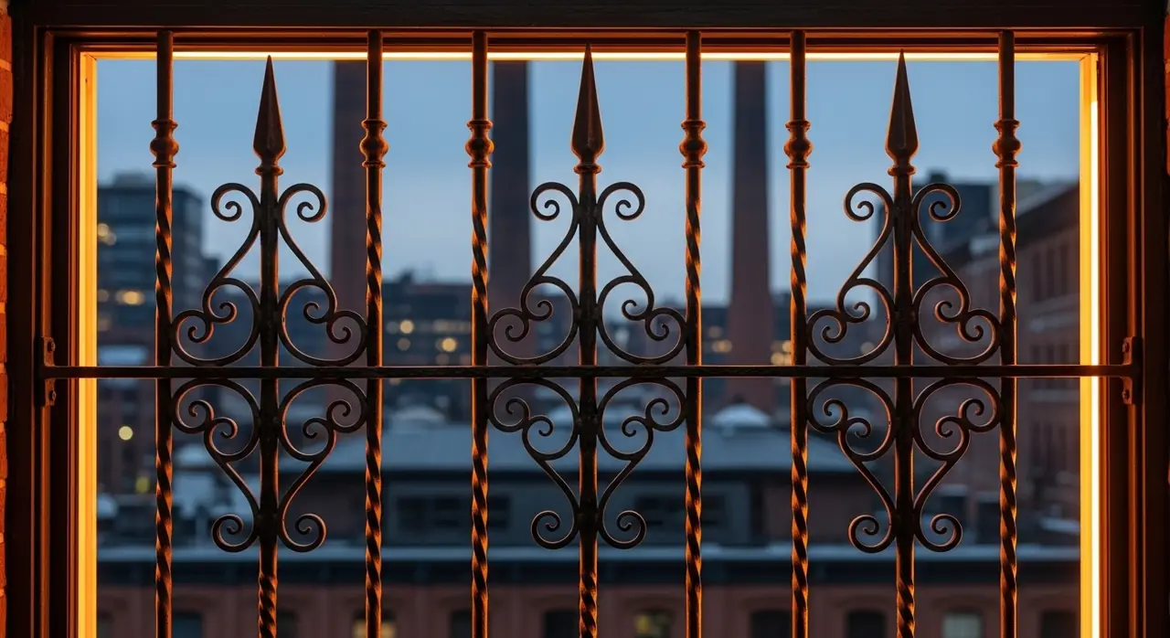 decorative dark back — residential setting
