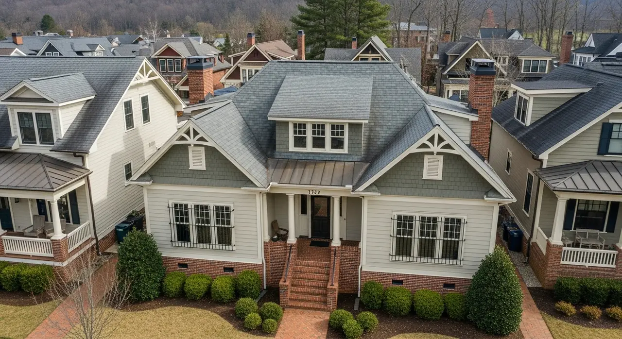 drone overhead north carolina — residential setting