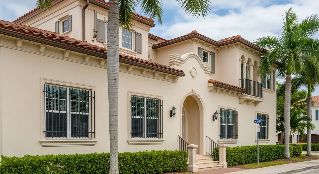 florida mediterranean revival — residential setting