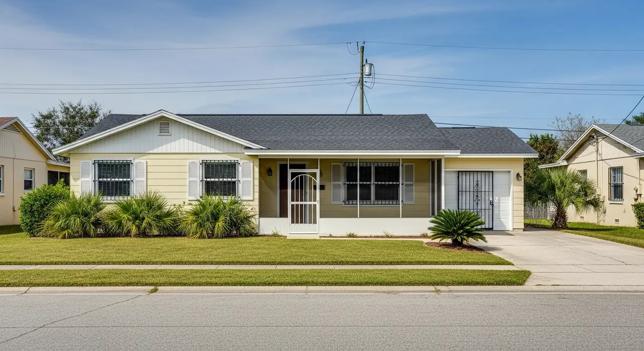 florida ranch screened porch jpeg — residential setting
