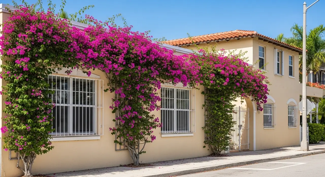 florida spanish style boug — residential setting