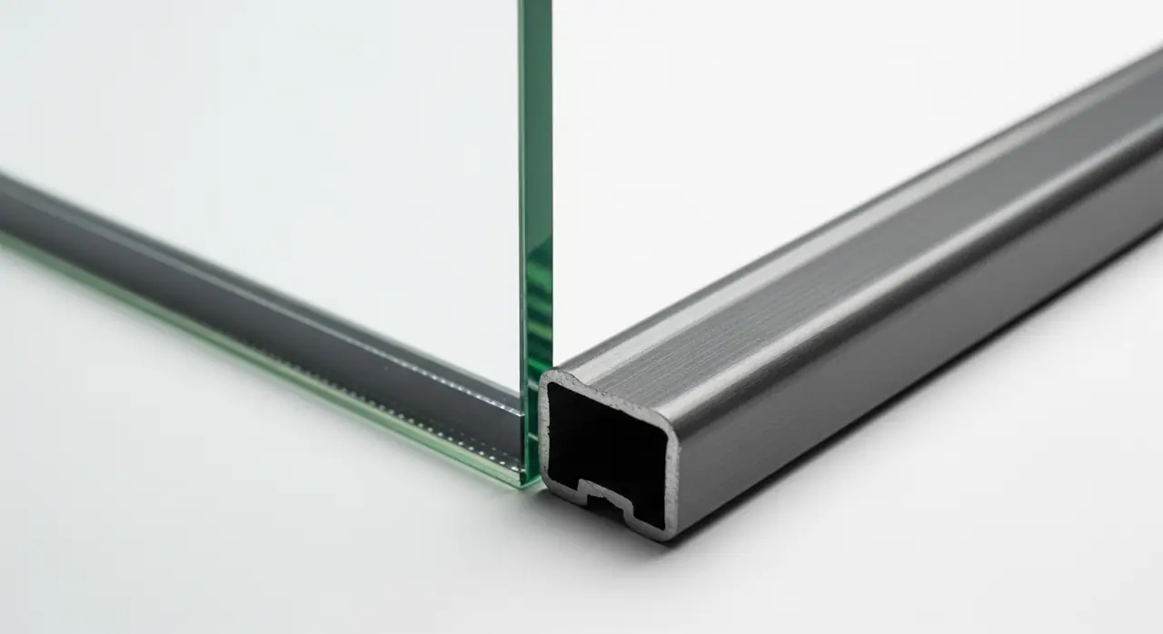 glass panel steel jpeg — material quality detail