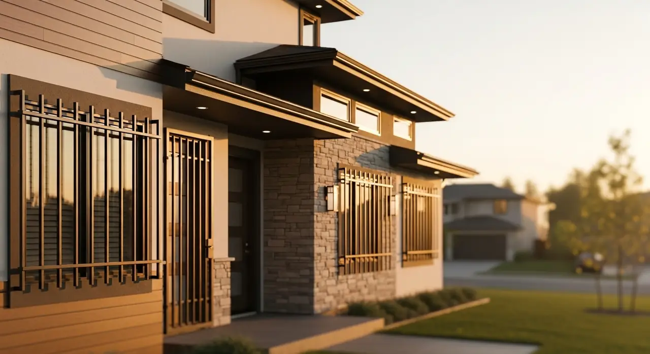 exterior detail — residential setting