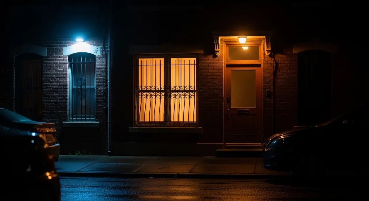 interior glow through jpeg — residential setting