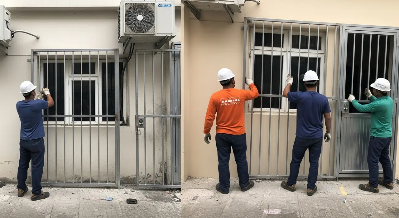 mid installation moment side gate — professional installation