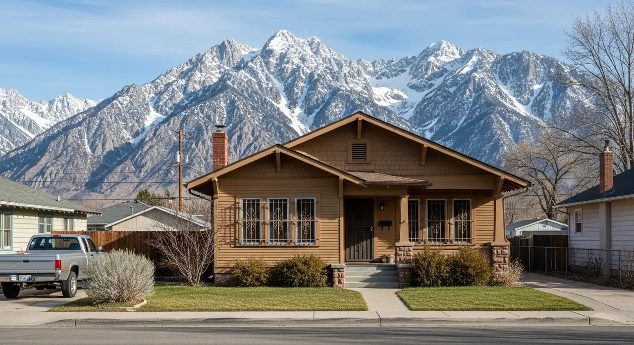 mountain view bungalow snow — professional installation