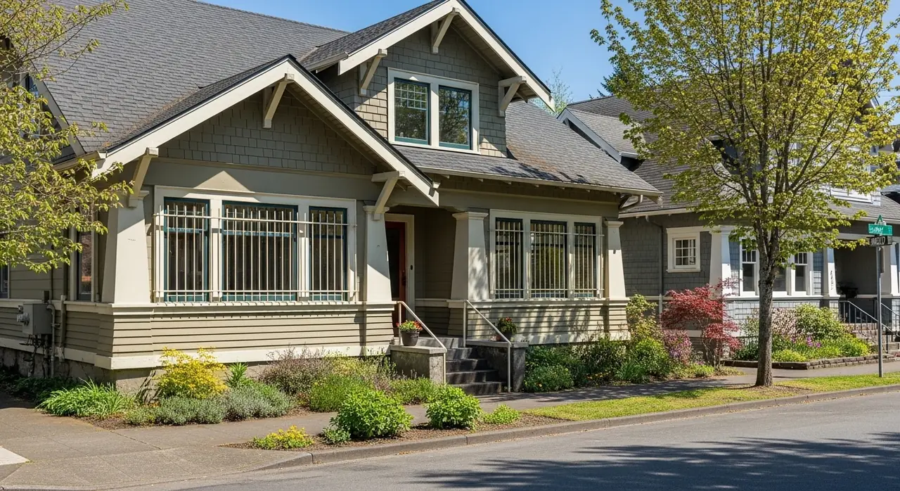 oregon craftsman bungalows nativ — residential setting